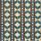 Osborne & Little Cornaro Petrol /Navy Fabric F7990-02