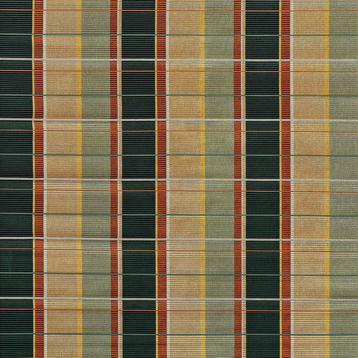 Osborne & Little Dario Mallard / Terracotta Fabric F7992-01