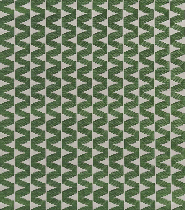 Osborne & Little Cavalli Moss / Ecru Fabric Sample F7996-02