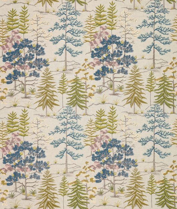 Osborne & Little Vana Aqua / Heather Fabric F8020-02