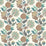 Osborne & Little Cynara Chestnut / Eucalyptus Fabric F8022-04