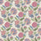 Osborne & Little Cynara Raspberry / Cobalt Fabric F8022-05