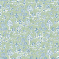 Osborne & Little Karuna Apple / Denim Fabric F8023-02