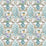 Osborne & Little Sundara Aqua / Violet Fabric F8027-02