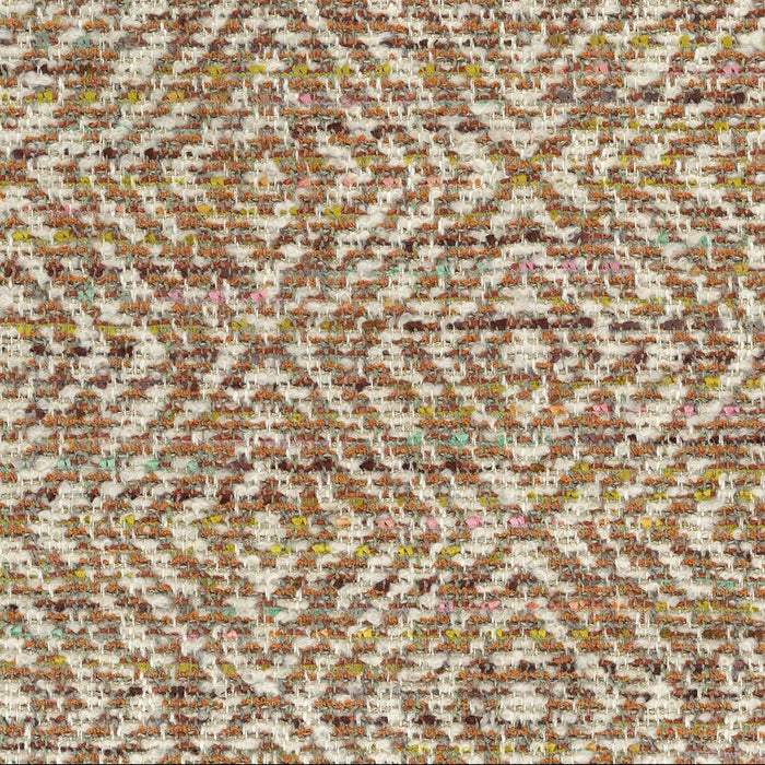 Osborne & Little Cantata Terracotta / Cream Fabric Sample F8060-01