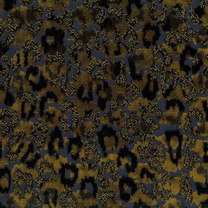 Osborne & Little Avelina Cobalt / Amber Fabric F8071-03