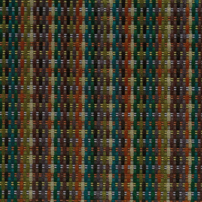 Osborne & Little Delina Terracotta / Blackcurrant Fabric F8072-02