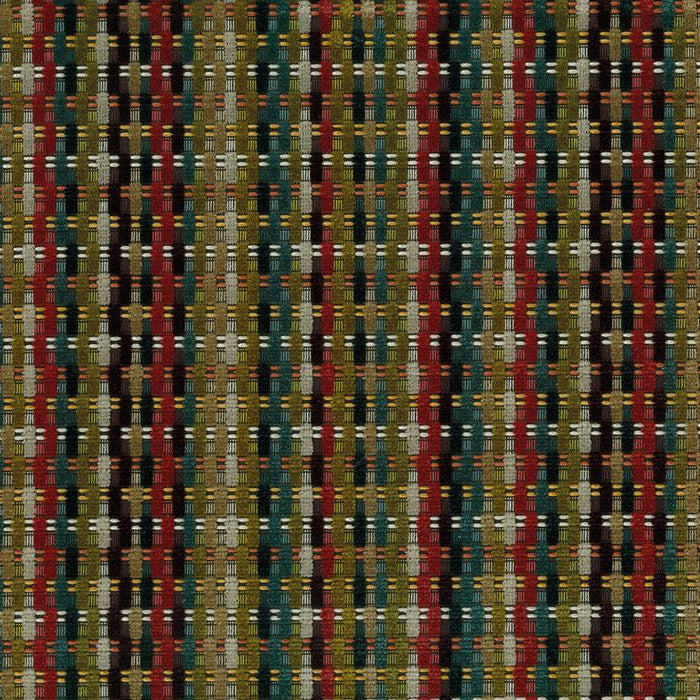 Osborne & Little Delina Plum / Teal Fabric F8072-03