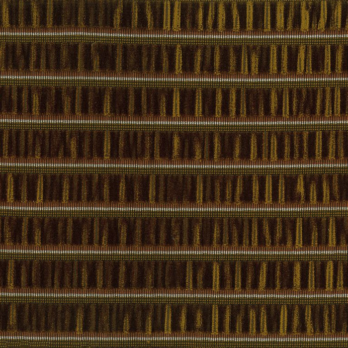 Osborne & Little Celesta Stripe Amber Fabric F8073-05