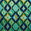 Osborne & Little Xanadu Indigo / Emerald Fabric F8082-02