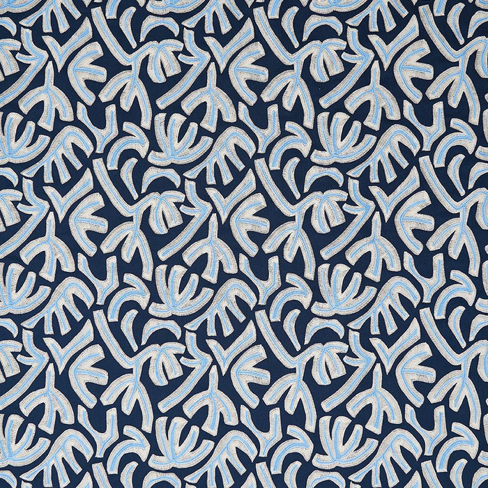 Osborne & Little Avila Indigo / Sky Fabric Sample F8083-04