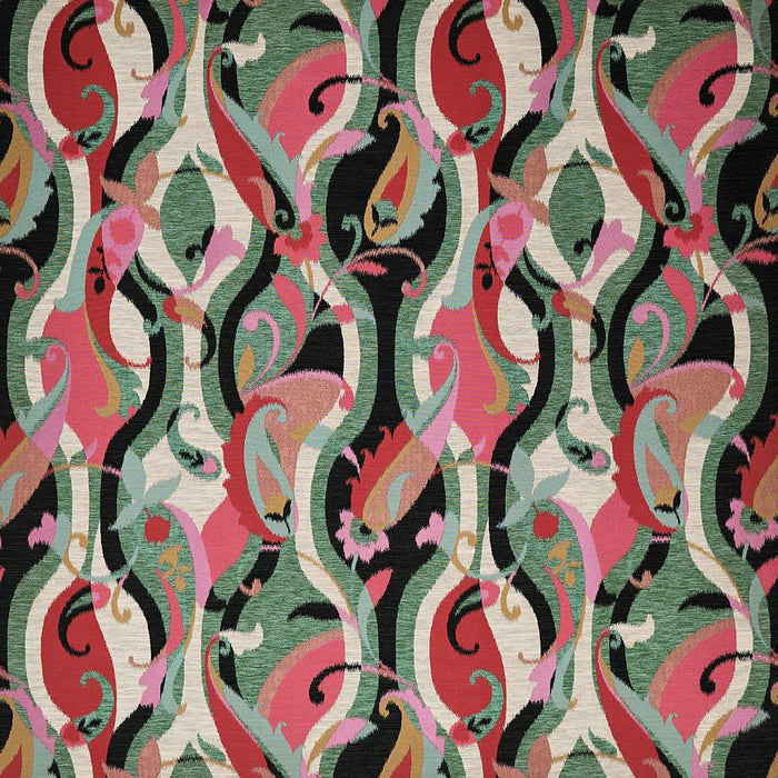 Osborne & Little Castillo Celadon / Rose Fabric F8085-01