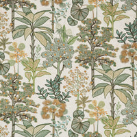 Osborne & Little Arboreta Ivory / Sage Fabric F8087-02
