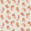Osborne & Little Aquaria Linen / Mandarin Fabric F8100-01