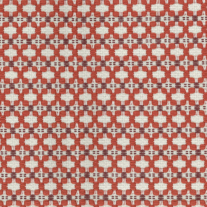 Osborne & Little Cestino Coral Fabric Sample F8101-03