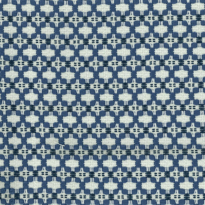 Osborne & Little Cestino Indigo Fabric F8101-05