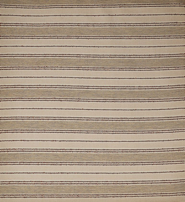 Osborne & Little Solana Stripe Linen / Terracotta Fabric F8102-01