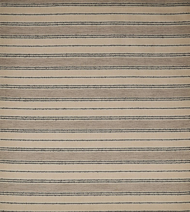Osborne & Little Solana Stripe Linen / Charcoal Fabric F8102-03
