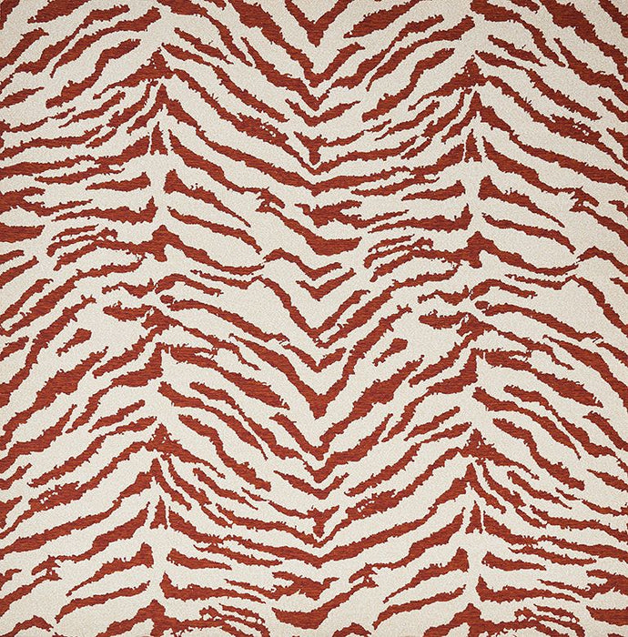 Osborne & Little Savannah Terracotta / Linen Fabric Sample F8103-01