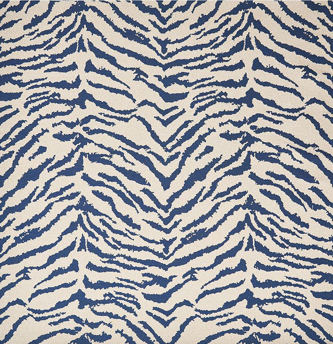 Osborne & Little Savannah Indigo / Linen Fabric Sample F8103-03