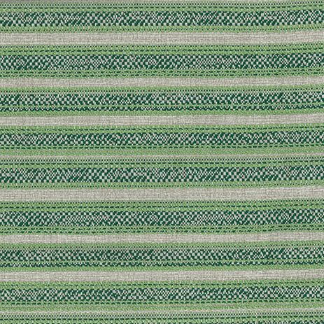 Osborne & Little Meridian Stripe Leaf Fabric Sample F8104-01