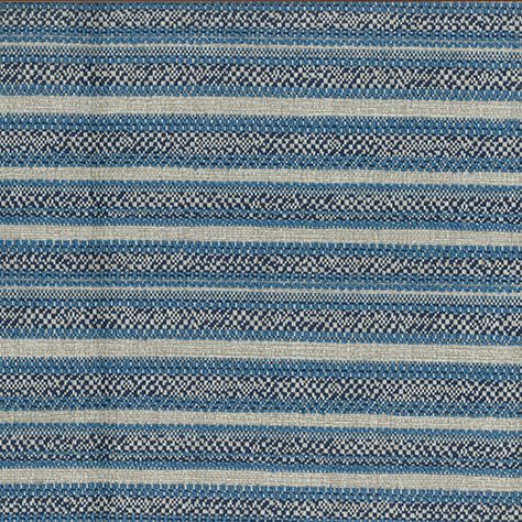 Osborne & Little Meridian Stripe Indigo Fabric Sample F8104-02