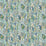 Osborne & Little Bistro Indigo / Leaf Fabric F8106-02
