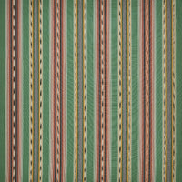 Osborne & Little Ombrone Celadon / Coral / Ochre Fabric F8110-03