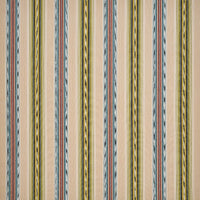 Osborne & Little Ombrone Ecru / Chartreuse / Sky Fabric F8110-04