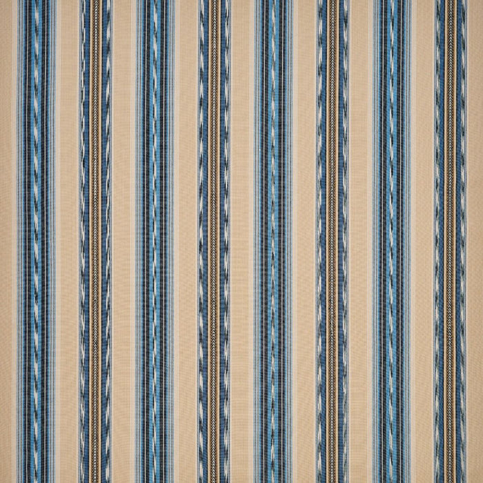 Osborne & Little Ombrone Ecru / Indigo / Cornflower Fabric Sample F8110-05