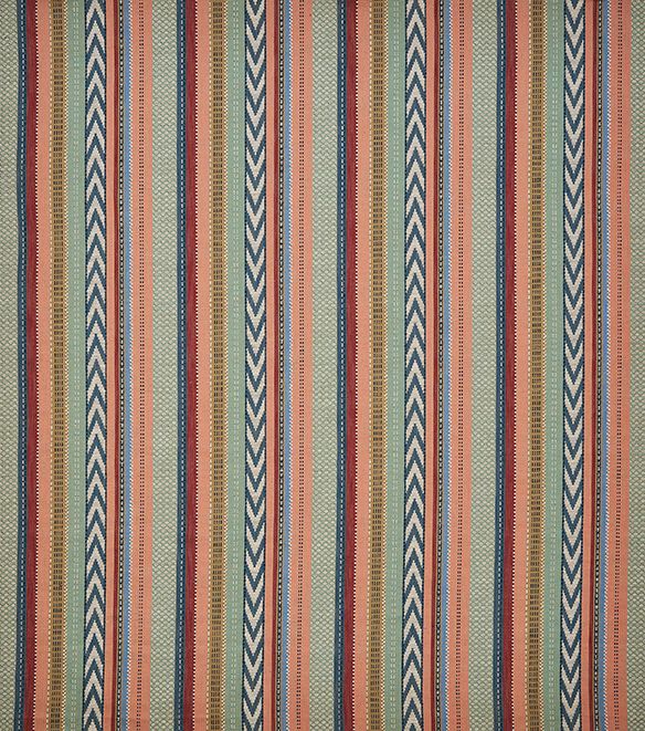 Osborne & Little Livenza Blush / Denim Fabric Sample F8111-01