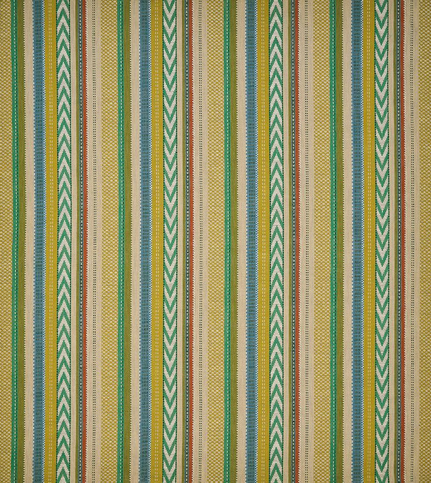 Osborne & Little Livenza Chartreuse / Leaf Fabric F8111-04