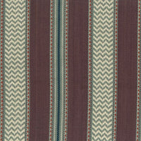 Osborne & Little Tanaro Aubergine Fabric F8112-02