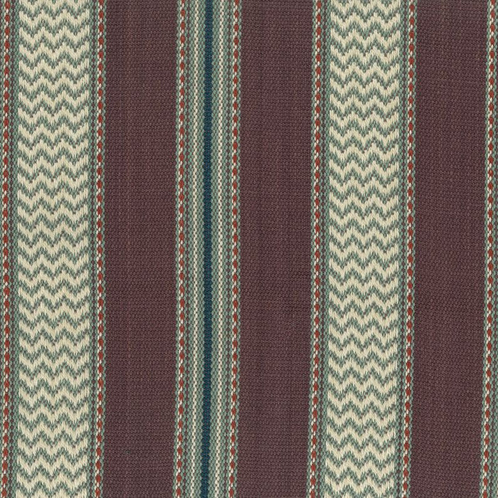 Osborne & Little Tanaro Aubergine Fabric Sample F8112-02