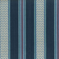 Osborne & Little Tanaro Indigo Fabric F8112-05