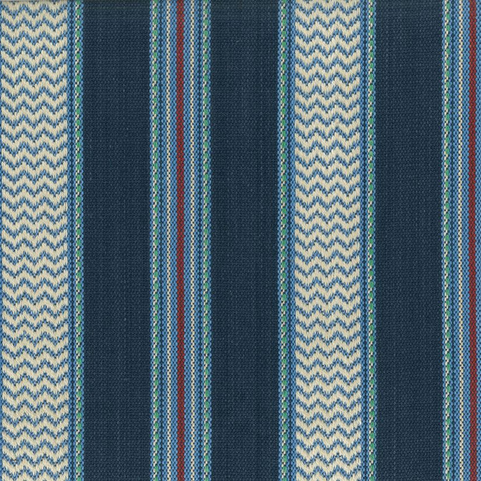 Osborne & Little Tanaro Indigo Fabric F8112-05