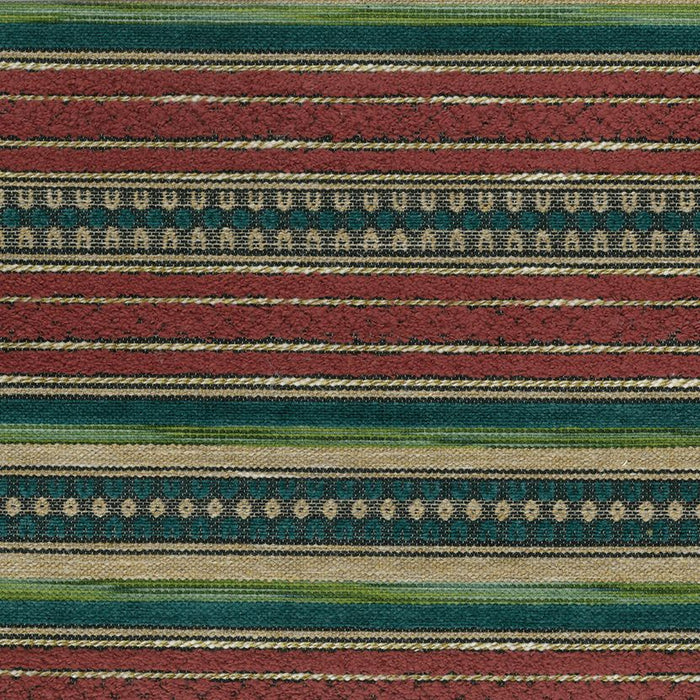 Osborne & Little Nera Wine / Teal Fabric F8113-01