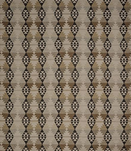 Osborne & Little Caledonia Charcoal / Linen Fabric Sample F8140-02