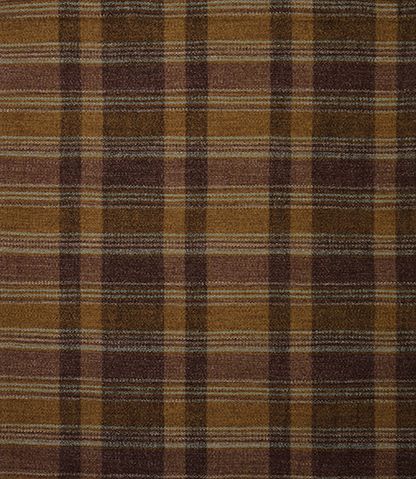 Osborne & Little Kyle Plum / Amber Fabric F8141-02