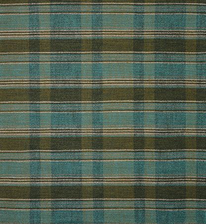 Osborne & Little Kyle Olive / Lagoon Fabric Sample F8141-04