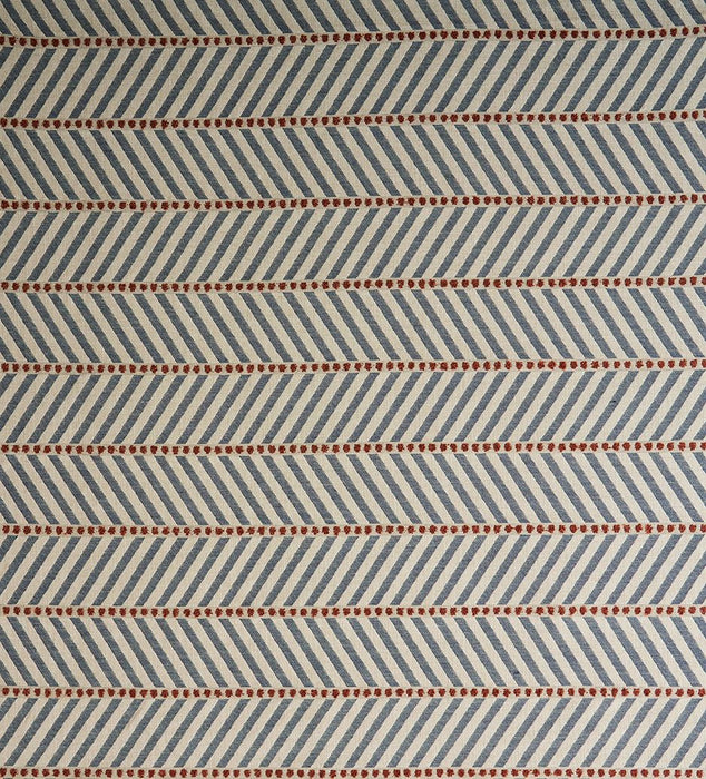 Osborne & Little Glencoe Indigo Fabric Sample F8142-07