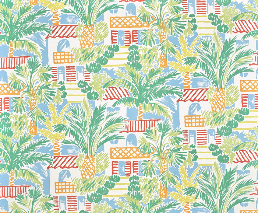 Pierre Frey Saint Trop Mediterranee Wallpaper Sample FP098001