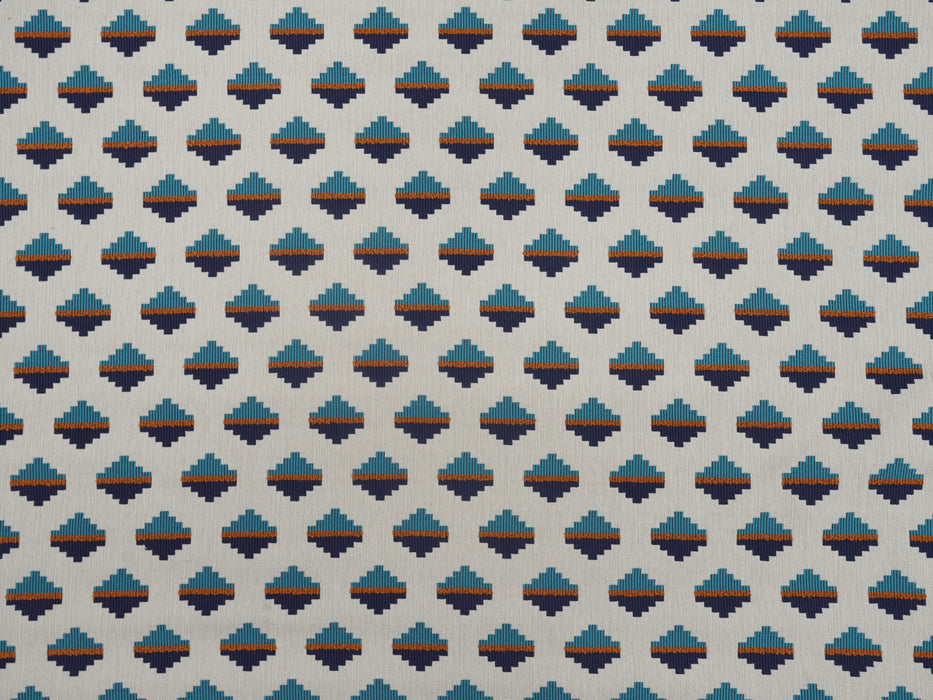 No.9 Thompson Mazan Blue And Orange Fabric Sample N9012445003