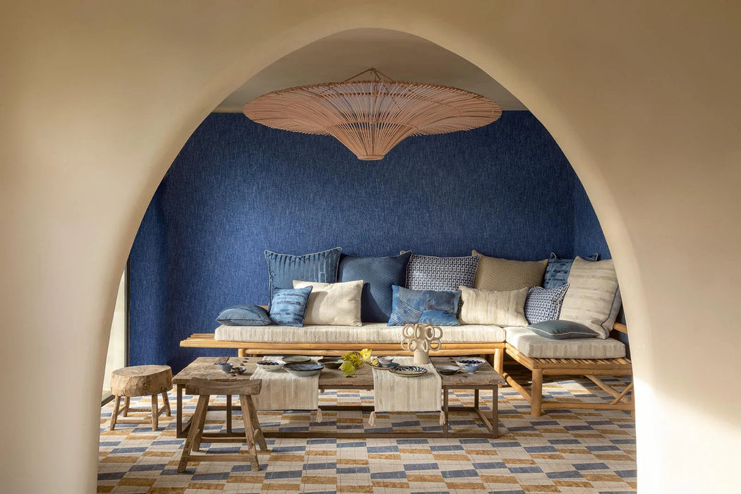 Pierre Frey Tottori Indigo Wallpaper Sample FP052001