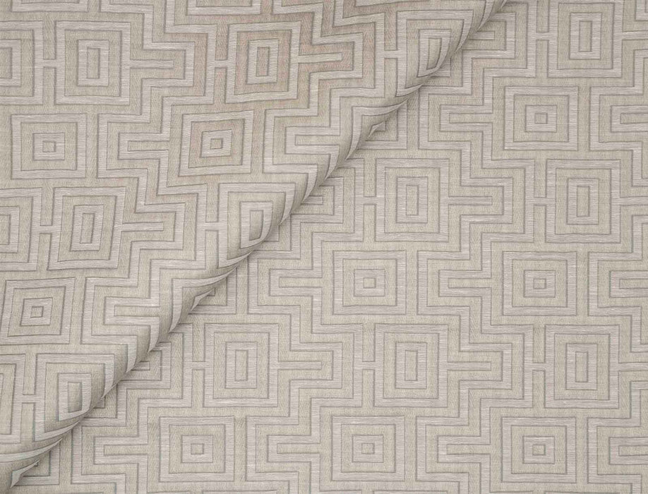 Jim Thompson Fret Maze Platinum Fabric JT013860001