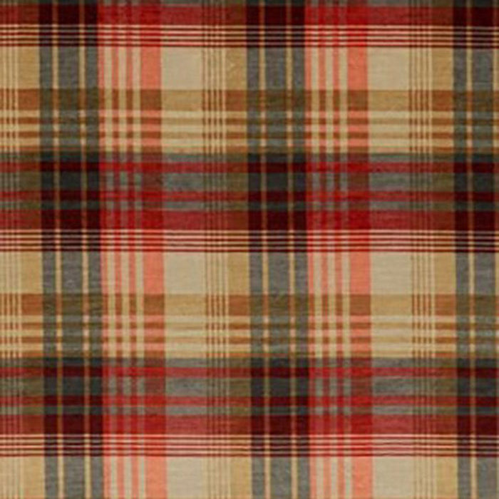 Mulberry Home Velvet Ancient Tartan Spice Fabric Sample FD274.T30.0