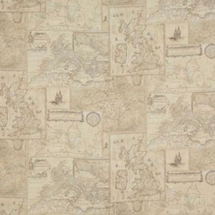 Mulberry Home Bohemian Travels Linen Sand Fabric Sample FD284.N102.0