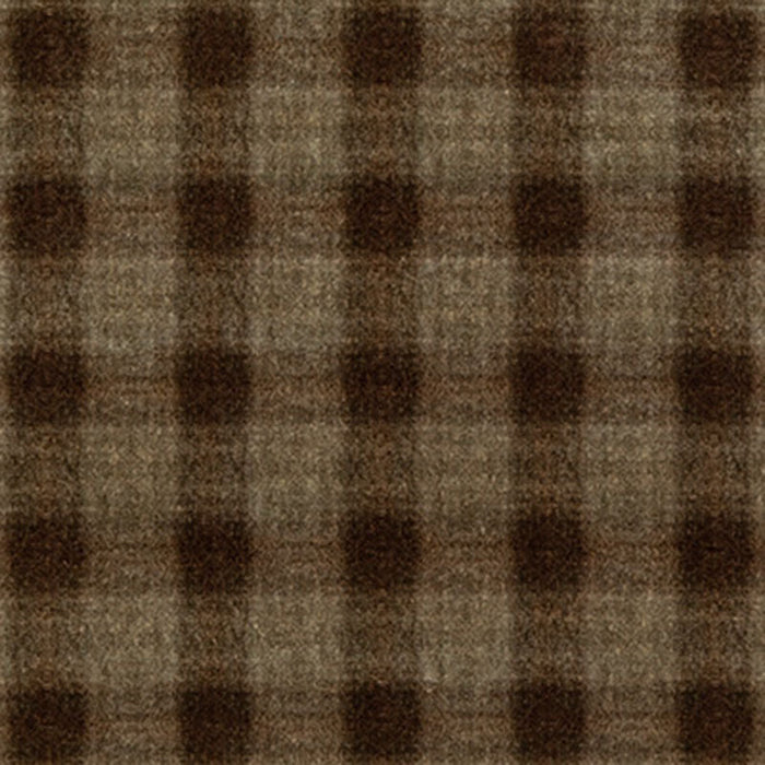 Mulberry Home Highland Check Woodsmoke Fabric Sample FD314.A101.0