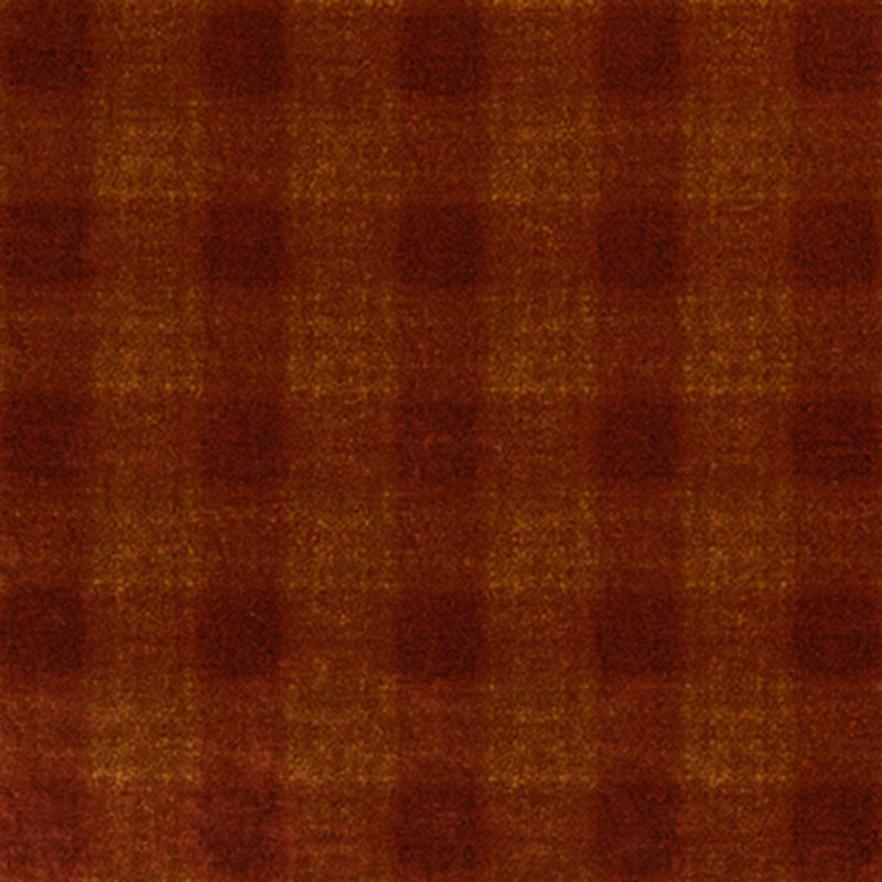 Mulberry Home Highland Check Spice Fabric Sample FD314.T30.0
