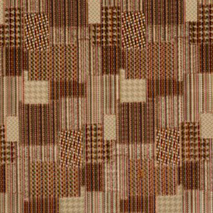 Mulberry Home Bohemian Patchwork Plum/Spice Fabric Sample FD747.H113.0